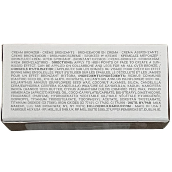 New Milk Makeup Matte Bronzer Stick Color Baked Size 0.19oz - Picture 6 of 6